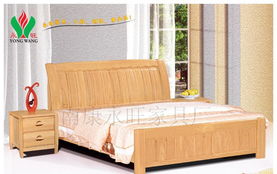 精品橡木大床 1.8米實木家具批發選購指南與廠家圖片鑒賞